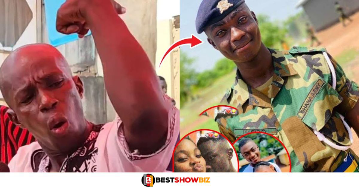 Father of Sherrif Imoro, the solider who was k!lled at Ashaiman speaks for the first time (Watch video)