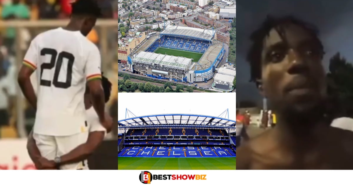 "I Was Deported from UK Because I Invaded Stamford Bridge" – Kumasi Guy Who Invaded Stadium to hug Kudus reveals (Watch video)