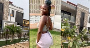 "This Is The House I Have Built As A Slay Queen" - Ghanaian Lady Brags (Video)