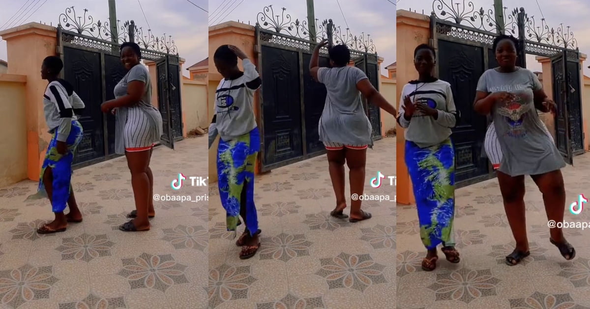 Beautiful Video Of Curvy Ghanaian Mother And Daughter Dancing On TikTok Goes Viral