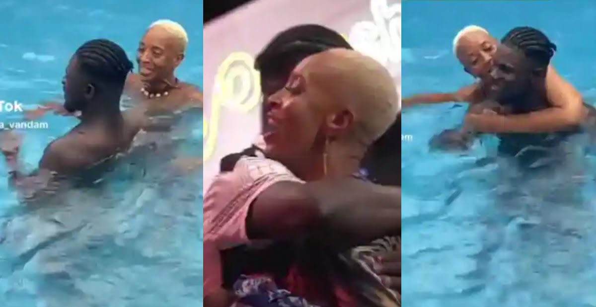 50-years-old Woman Who Found Love On Date Rush Goes Swimming With Her Young Lover