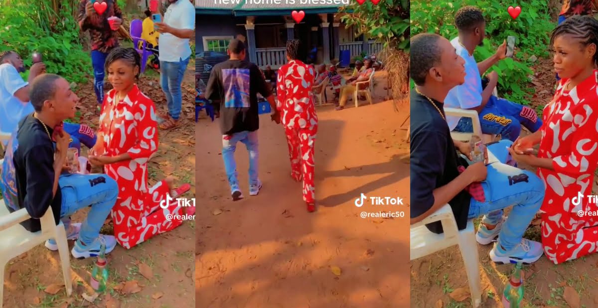 Simple and beautiful: Reactions as video from the traditional wedding of young lovers stir online (Watch)