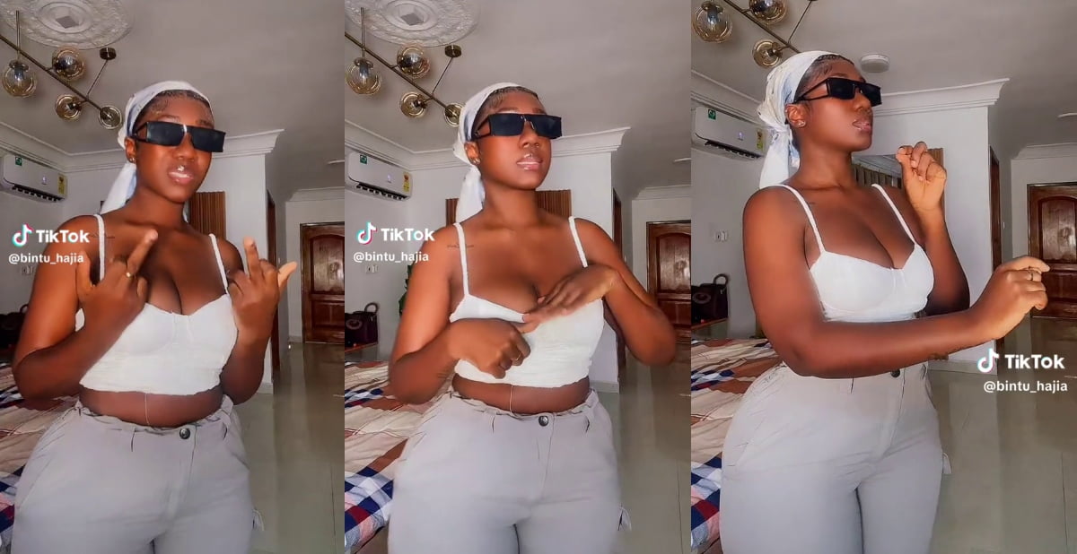 Hajia Bintu Shows Off Her Cleᾶvᾶge In New Video