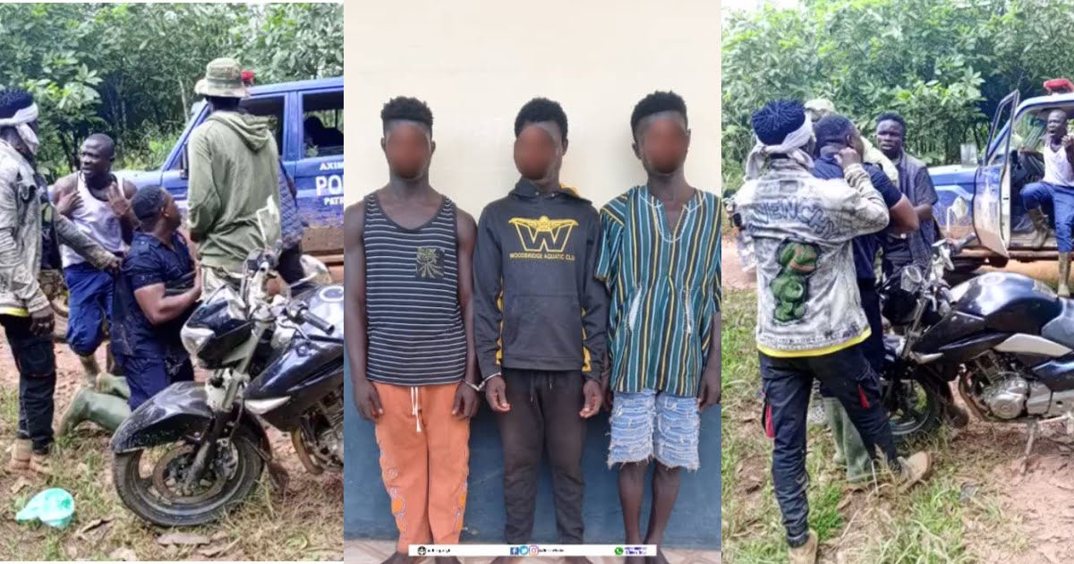 Four People Arrested For Attacking Police Officers In Viral Video Over Galamsey Extortion (Watch)