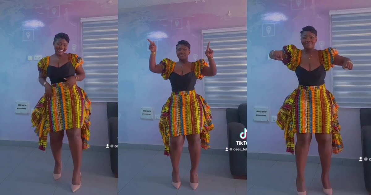 Popular TikToker, Felicia Osei Shakes Her Waist To Mr. Eazi's 'See Something' In New Video