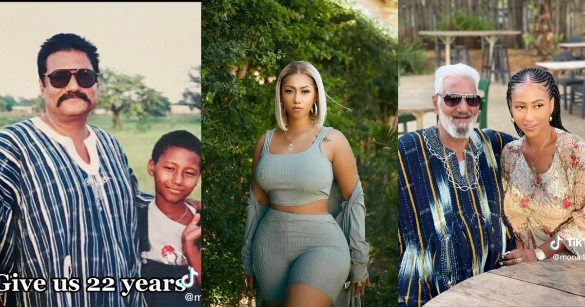 Hajia4real Shares Throwback Photos of Father In New Video