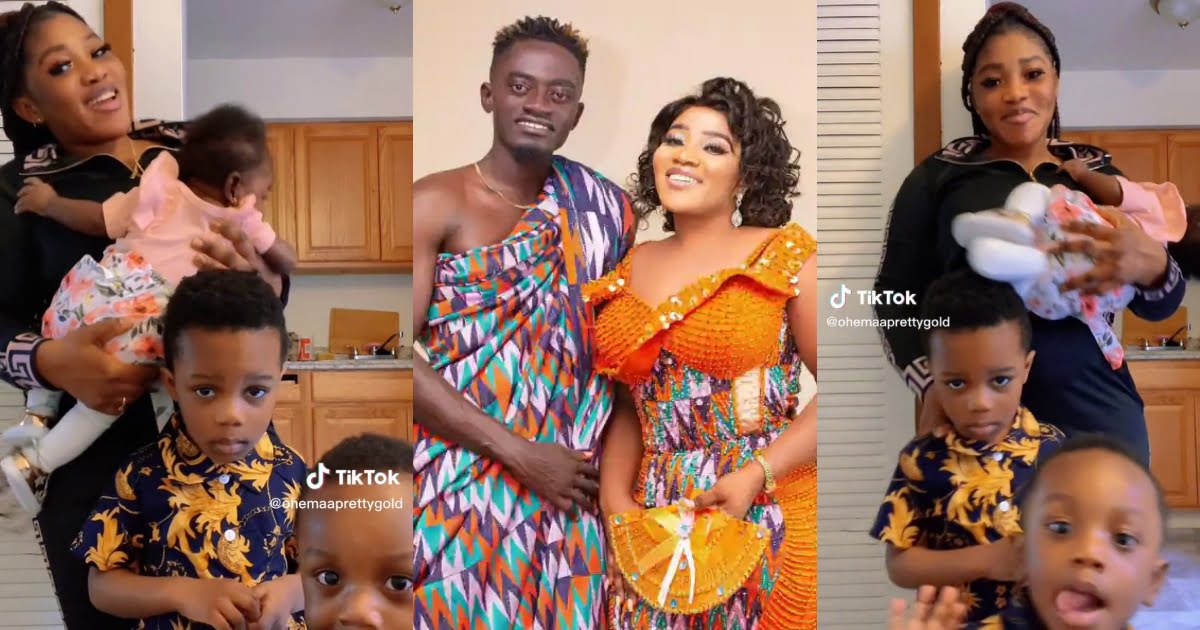 Lil Win’s wife shows off their beautiful kids in new video - Watch