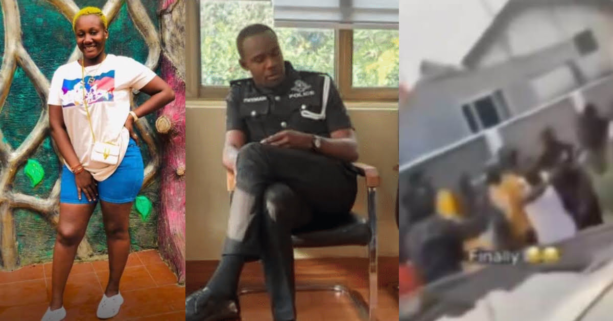 Maa Adwoa’s best friend who called her for the police officer allegedly arrested