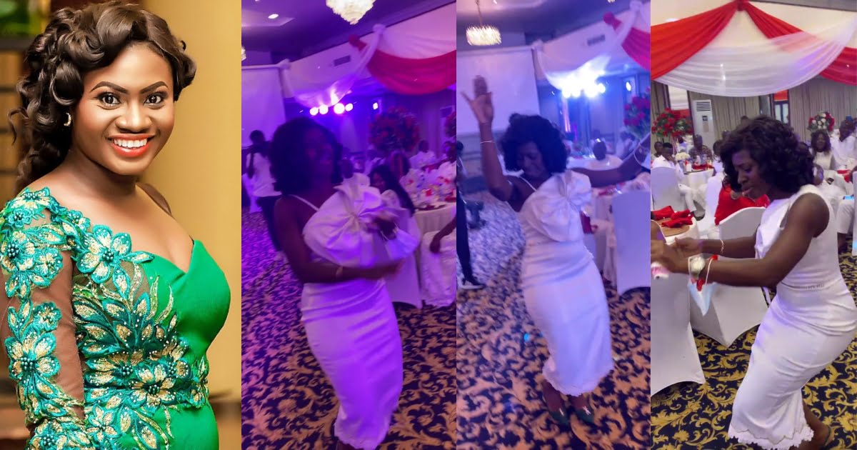 Martha Ankomah Steals All Attention As She Shows Her Beautiful Dance Moves At A Wedding Reception (Video)