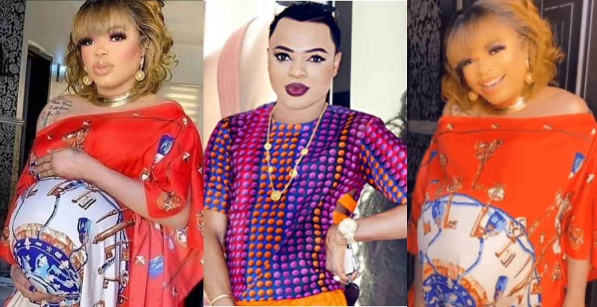 Massive Reactions As Popular Cross-Dresser, Bobrisky Shows Off His Baby Pump In New Photos
