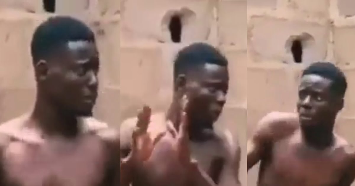 Thief Made To Dance To Amapiano Song While Wearing Only ‘Dross’ After Being Caught (Video)