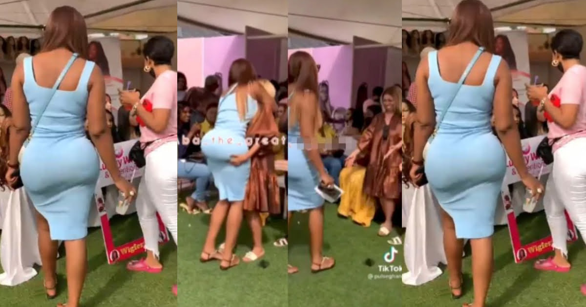 Serwaa Amihere Caught Squeezing Sandra Ankobiah’s Big Nyãsh – Video Goes Viral