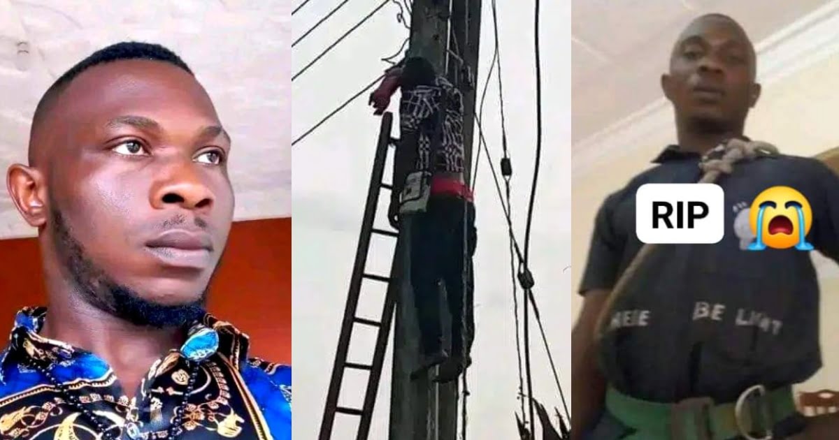 Tears Flow As Electrician Gets Electrocuted And D!es Days To His Wife’s Funeral