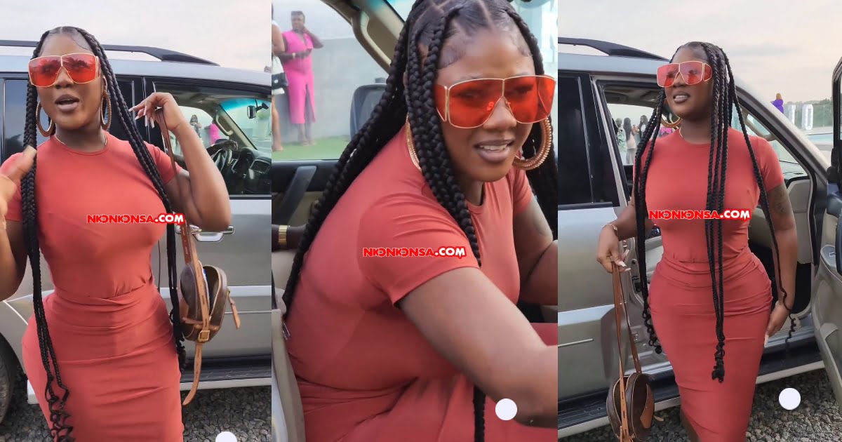 The Waist Trainer Is Not Training – Reactions As Salma Mumin Storms Event In A Beautiful Tight Dress (Video)