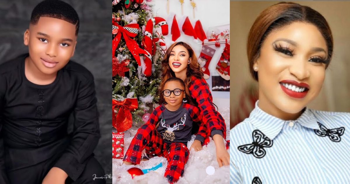 Tonto Dikeh Buys iPhone 14 For Her Son as He Bags 10A’s and 2B’s in School Exams