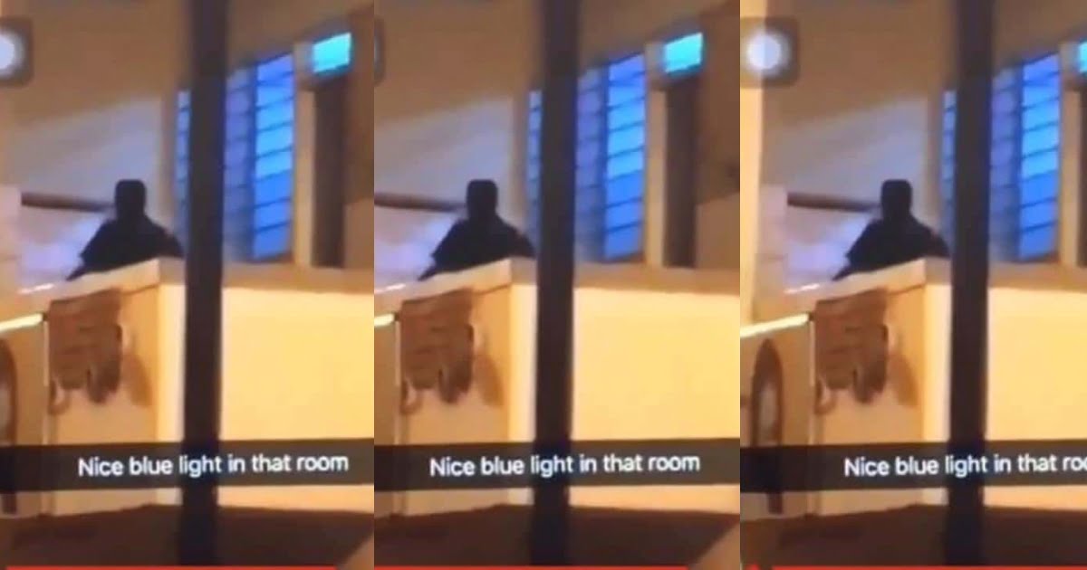 Legon student caught chopping his girlfriend at the balcony of Pentagon Hall - Watch Video