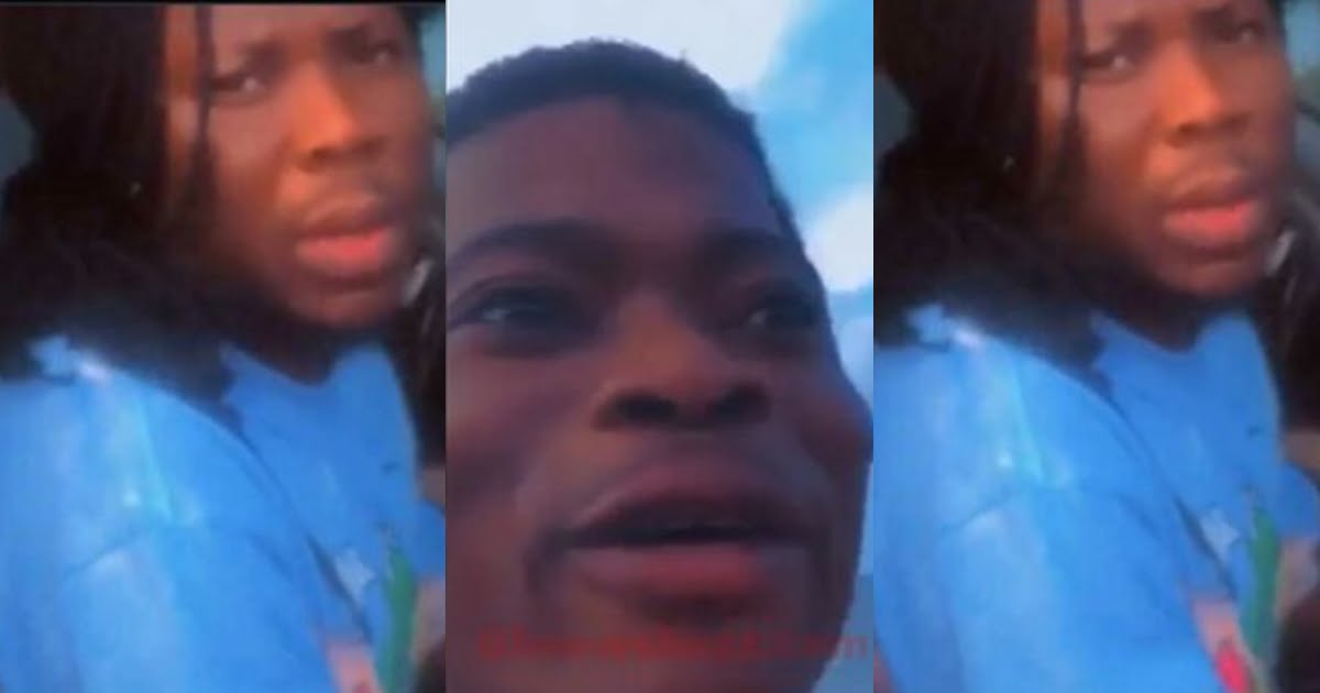 Watch The Moment Stonebwoy angrily smashed a fan's phone and threatened him - Video