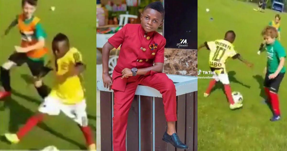 Watch Yaw Dabo Playing Football With Dortmund Under 12