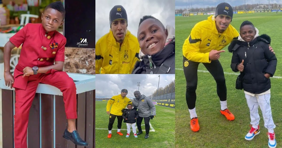 Yaw Dabo Visits Borussia Dortmund, Meets Star Player Bellingham - Watch Video