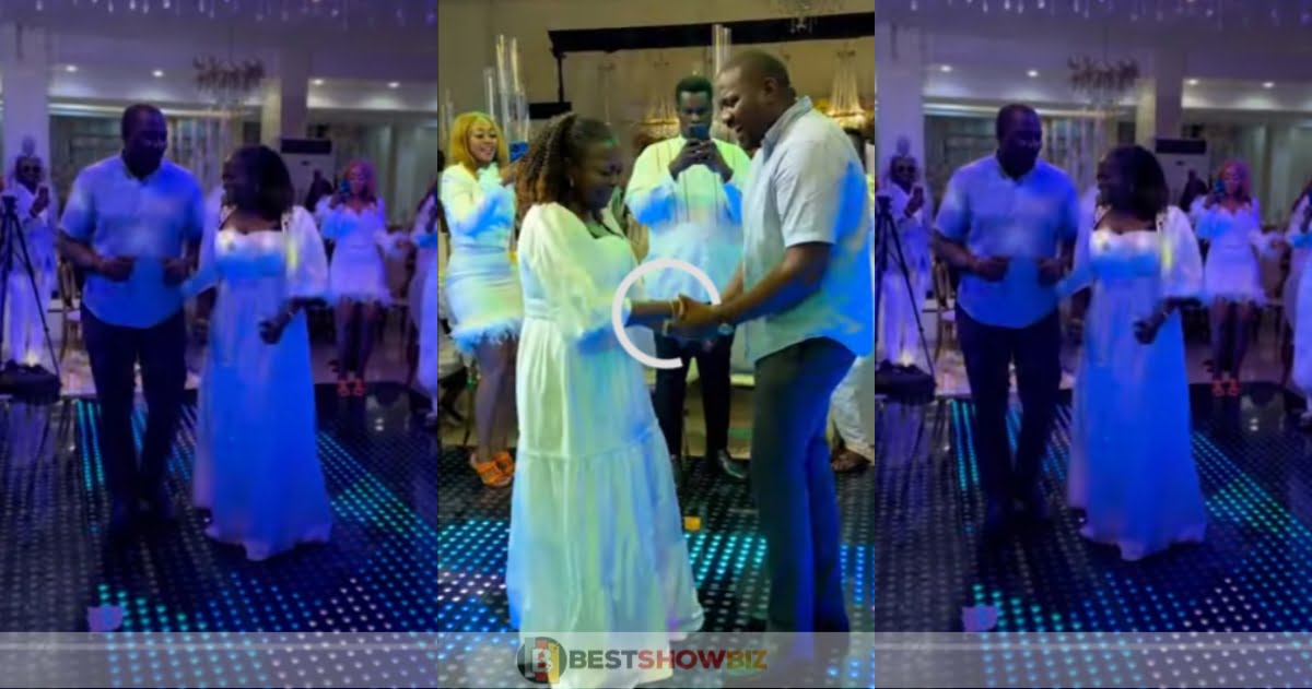 John Dumelo spotted dancing with his political rival, Lydia Alhassan (Watch video)