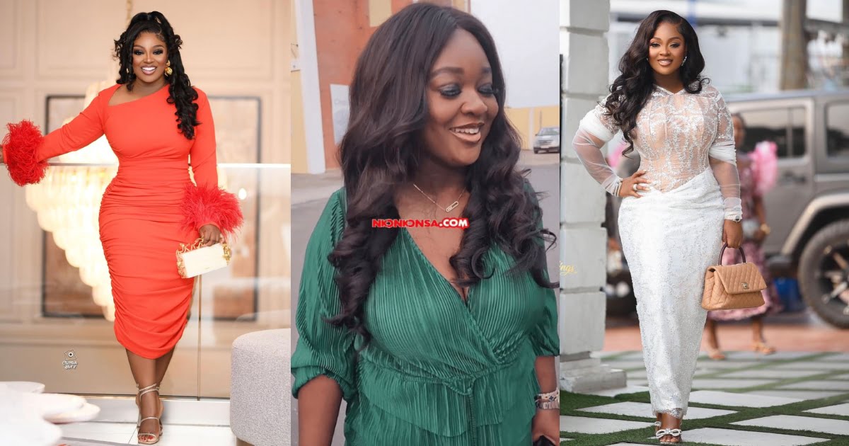 Jackie Appiah Shares New Beautiful Photo To Deny Pregnancy Rumours