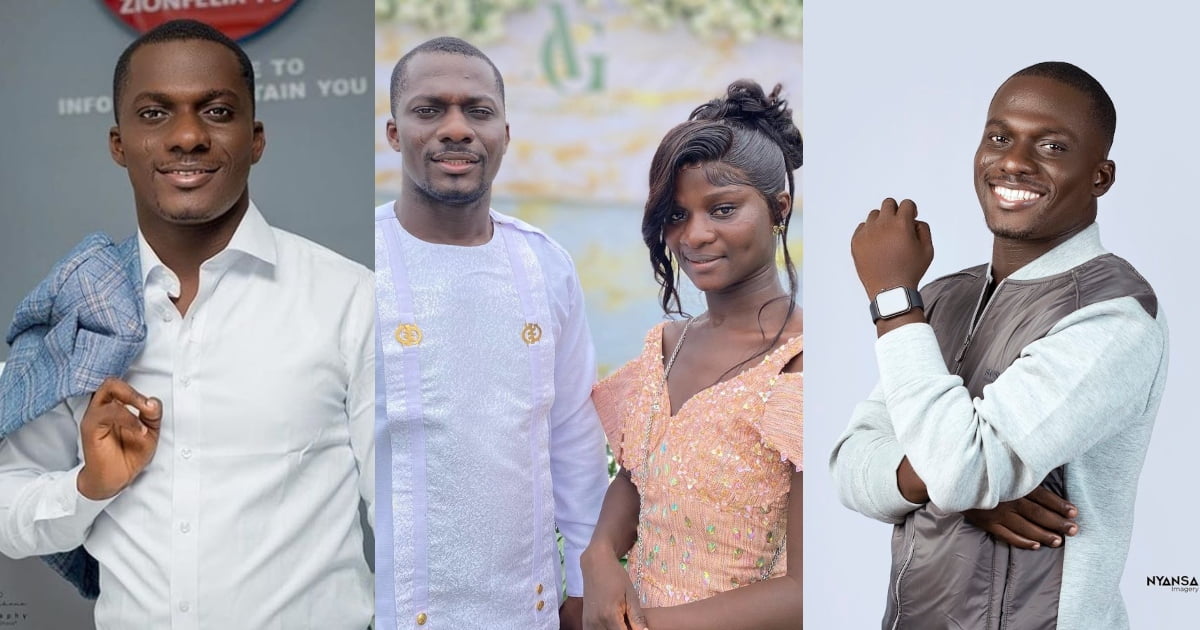 Massive Reactions As Zionfelix’s Sister Ties The Knot Without Makeup - See Photos