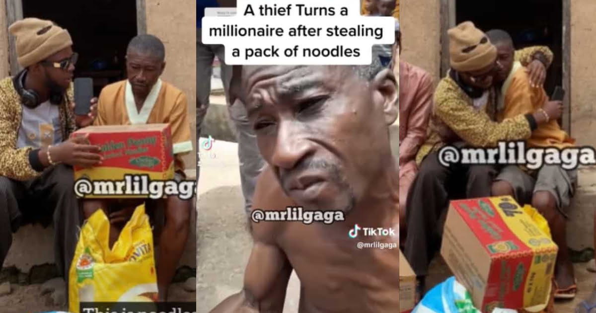 60-year Old man beaten for stealing a box of noodles turns millionaire overnight (Video)