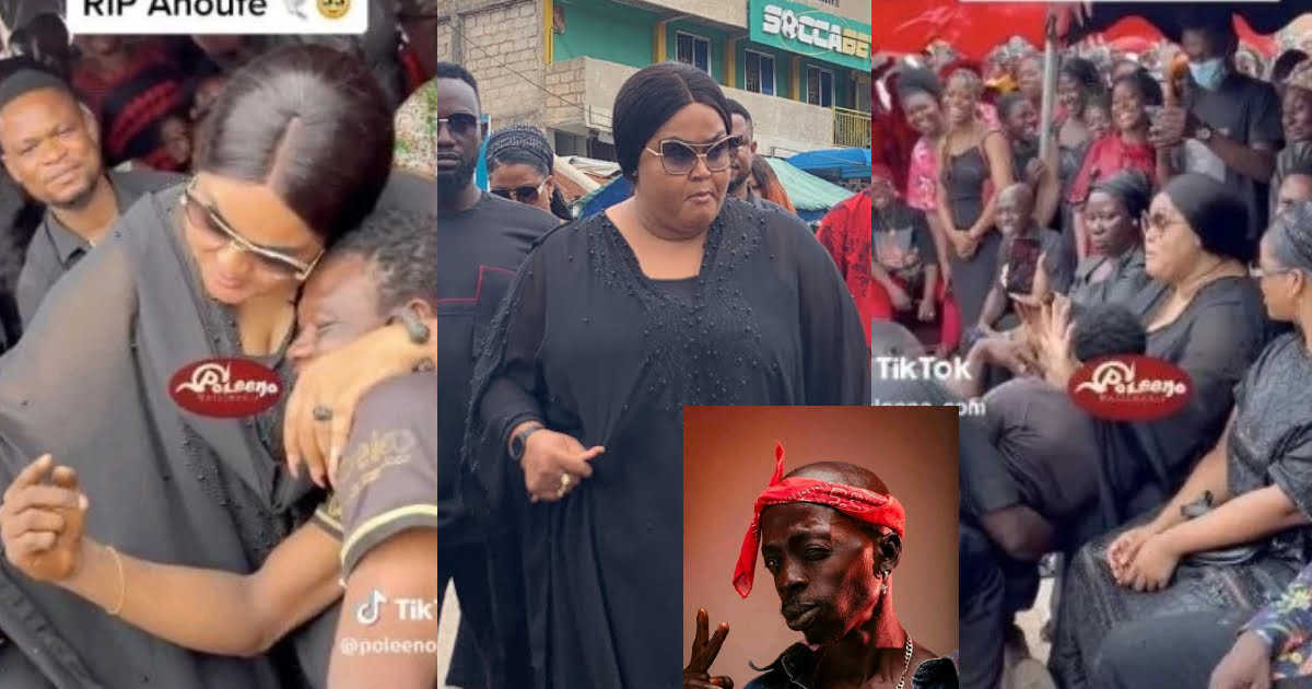 Actress Vivian Jill Steals All Attention At Ahoufe 2Pac’s Funeral (Watch VIDEO)