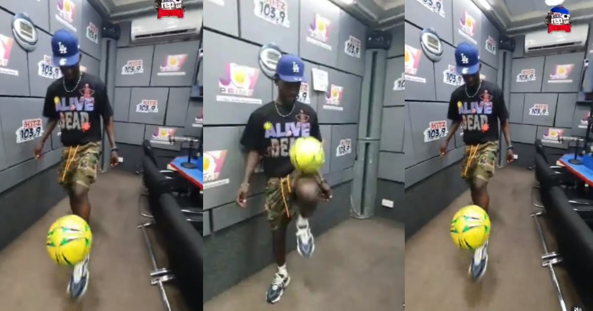 Black Sherif Shows Off Football Skills In New Video