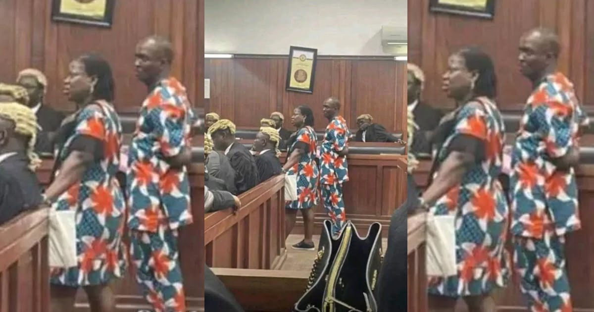 Couple Seeking For Divorce Goes To Court In Matching Outfits - See Photos