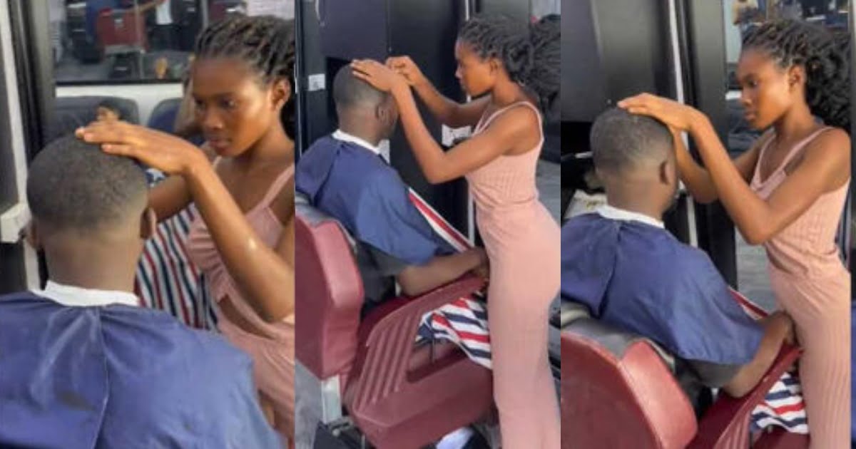 Beautiful Female Barber Goes Viral with Impressive Haircut Video