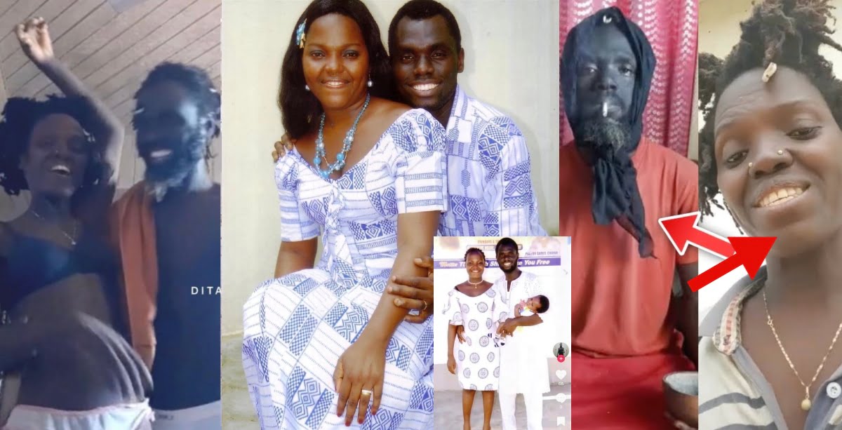 Ghanaian Pastor and His Wife Turns Rastafarians As They Go Nᾶked on TikTok - Video Trends