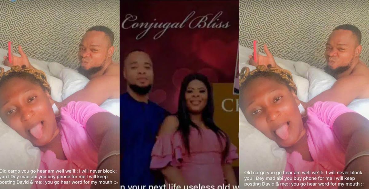 “He still loves Me deeply” — Young Lady teases her ex-boyfriend’s wife with recent bedroom videos together
