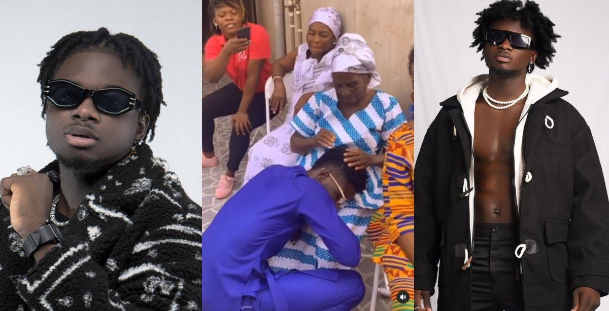 Kuami Eugene Cries As He Loses His 100-Year-old Grandmother - Video