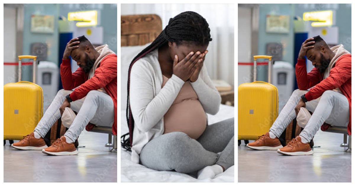 Nigerian Man in shock after he Discovers Girlfriend gets pregnant with her Ex.