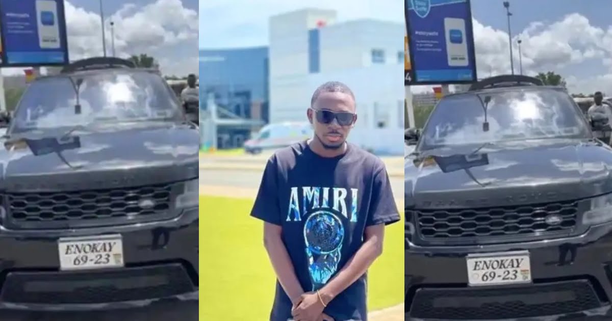 Popular Ghanaian Bet Tipster, Enokay Buys Brand New Range Rover - Video