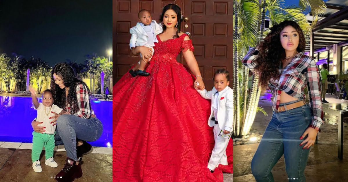 Regina Daniels Celebrates Mothers' Day in A Grand Style - Photos
