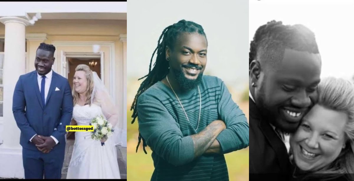 Samini Supports Former Bodyguard In Marrying An Old White Woman - Wedding Photos Goes Viral