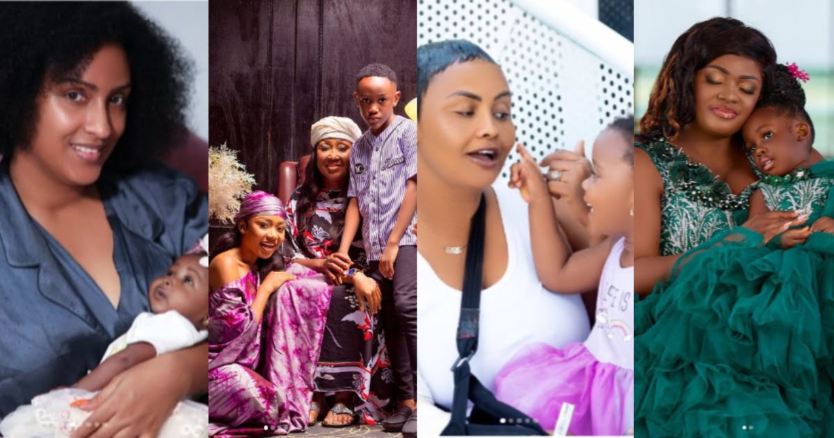 See How Popular Ghanaian Female Celebrities Celebrated Mother's Day with These Heartwarming Photos