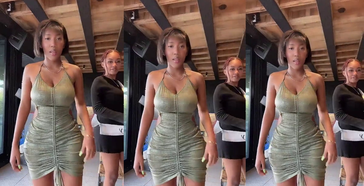 I'm Sweet Inside - Slay Queen gives fans a 360 of her figure in a Skintight Dress - Watch Video