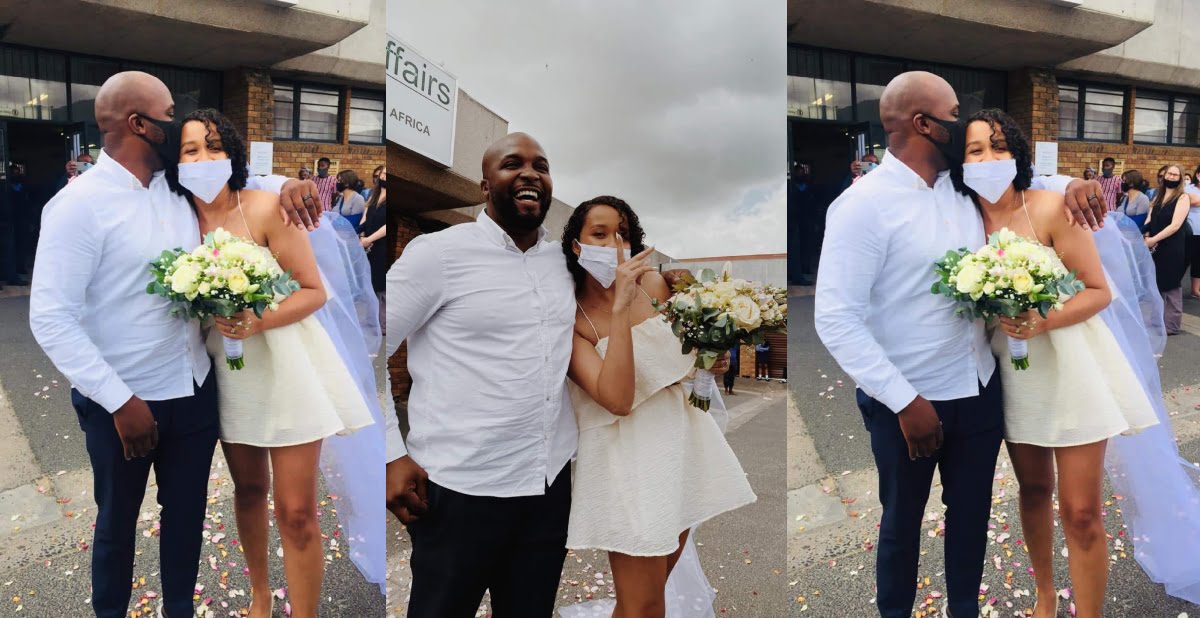 South African Couple Goes Viral with Simple and Beautiful Wedding