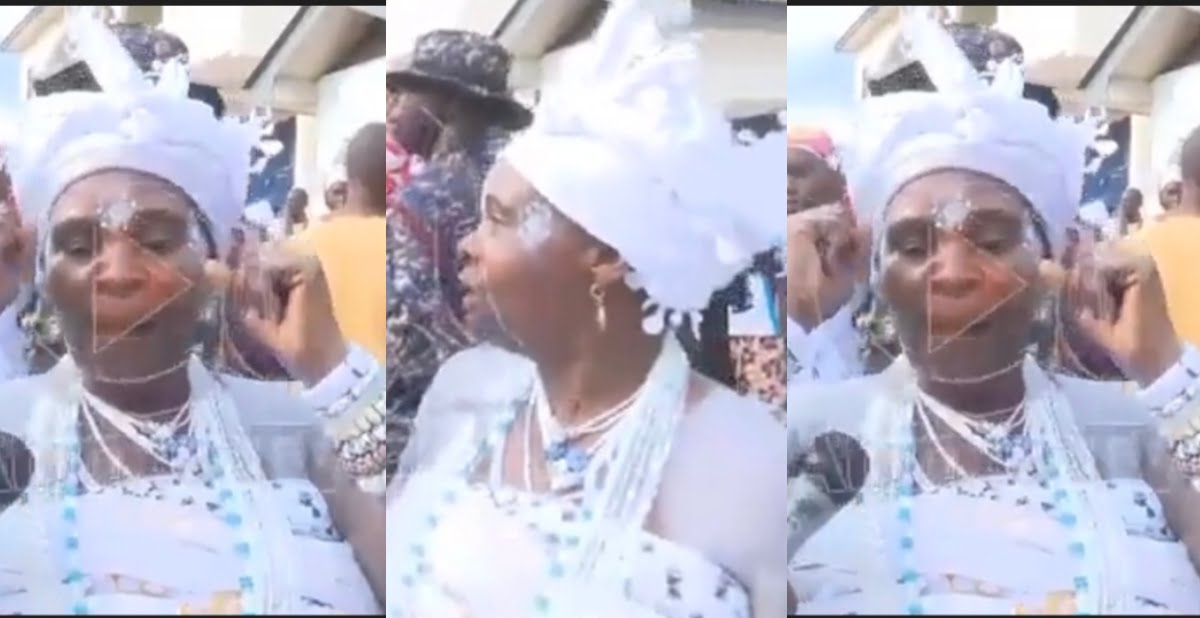 Thief Steals Powerful Priestess Phone and Purse During Aboakyer Festival - Watch Video