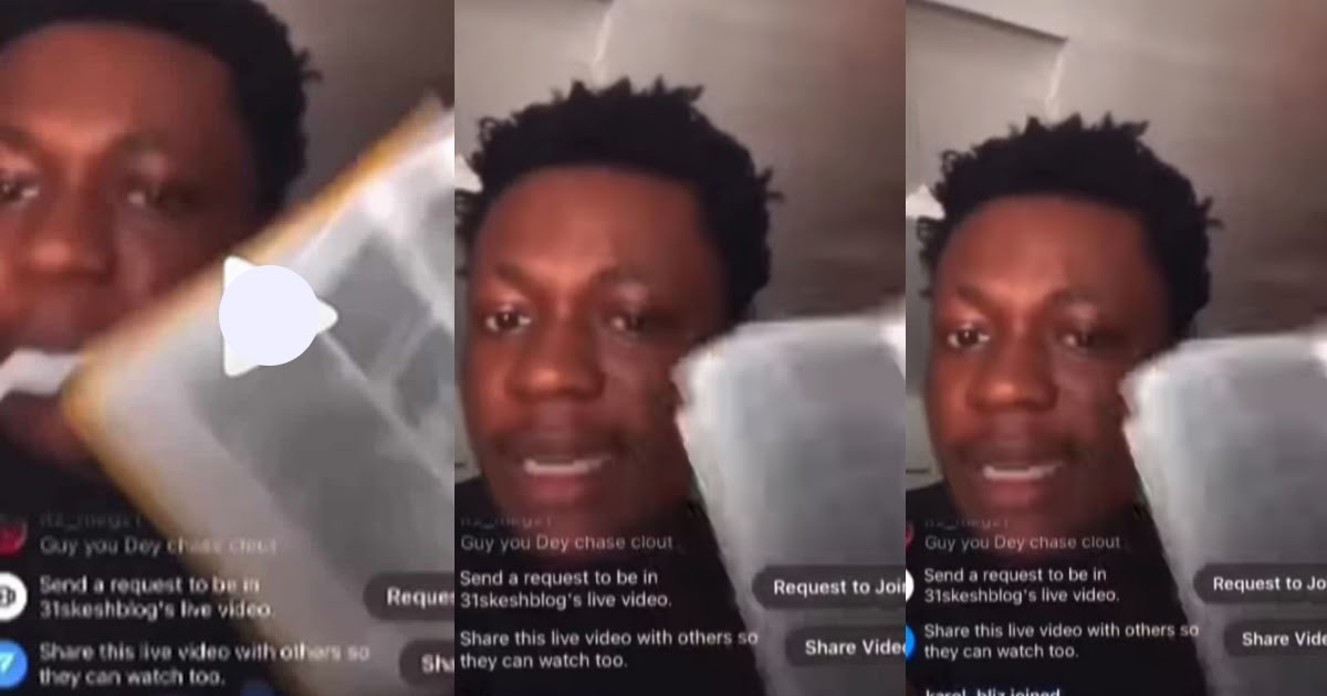 Young Man Tears Bible in a Live Video, Sparks Outrage on Social Media - Watch