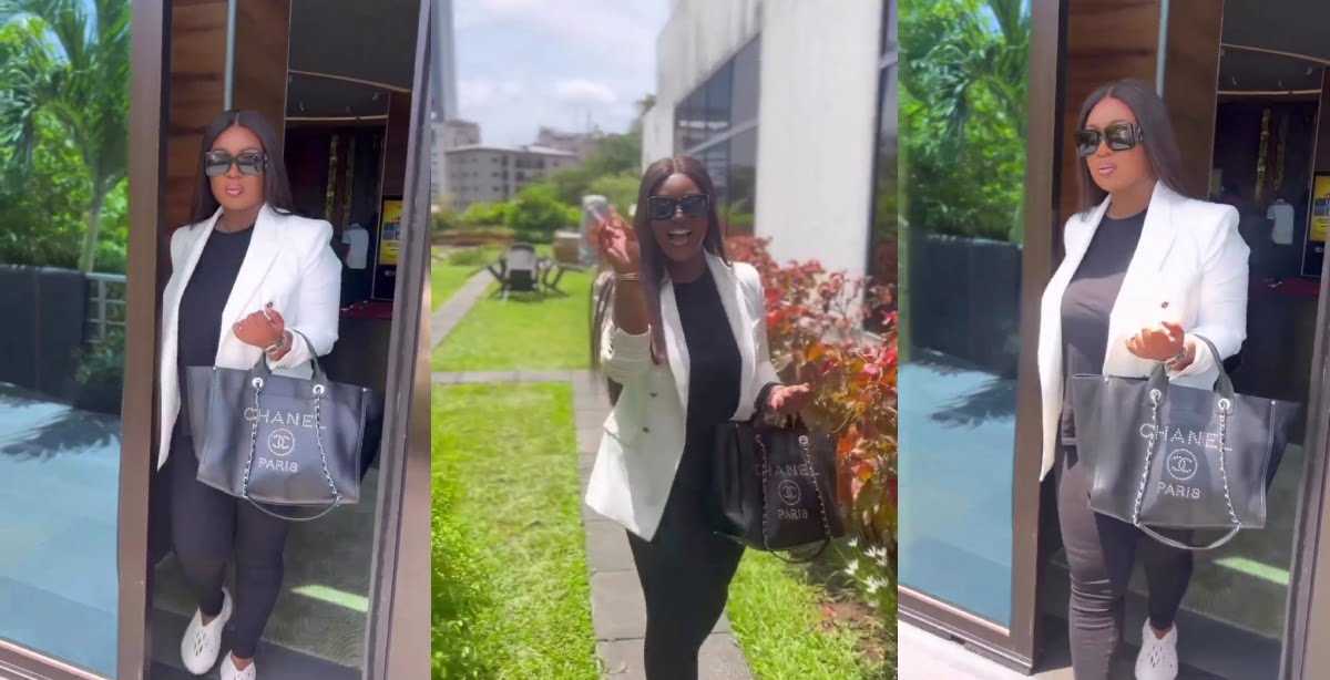 Jackie Appiah Stuns The Internet With New Video; Dressed In Expensive Clothes – Watch