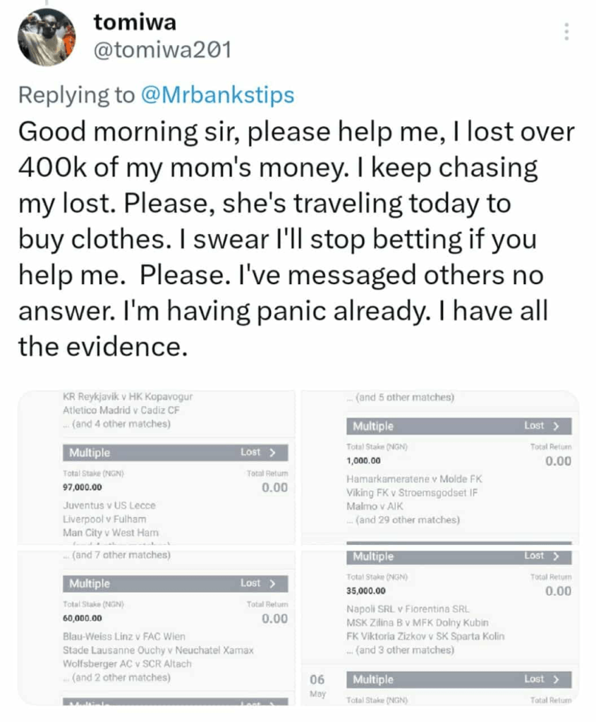 Man Cries Out After Losing His Mother's GHC10,000 In Sport Betting