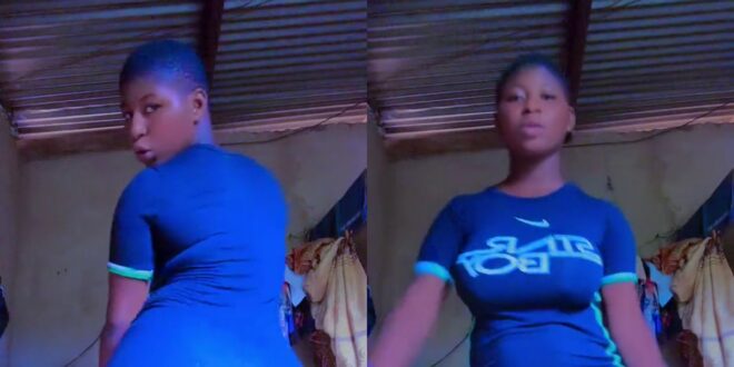 "See my Body" - SHS girl flaunts her b!g 'backside' in a trending video (Watch)
