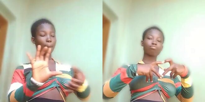 SHS girl flaunts her ℂΰℜṽẽṣ in a trending new video (fans can't get enough) (Watch video)