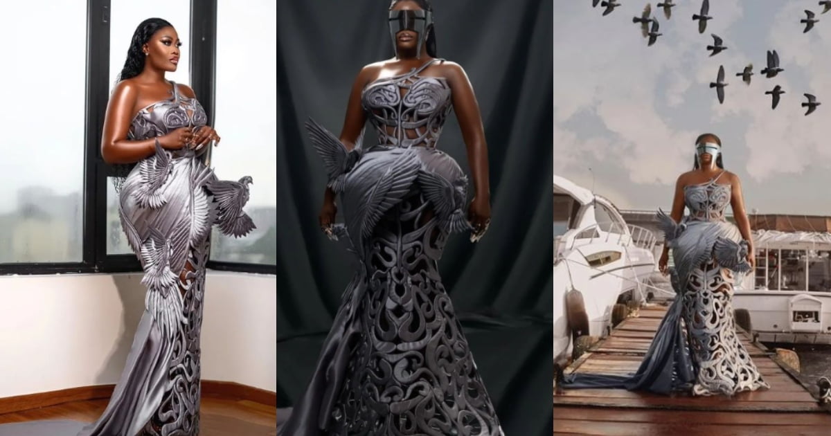 Nana Akua Addo Stuns at AMVCA with Futuristic Robot Dress