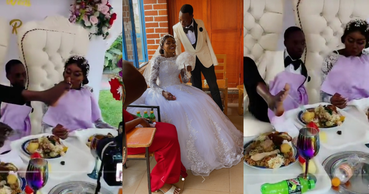 Armless Groom Feeds Bride with His Leg In A Beautiful Wedding Ceremony (Watch Video)