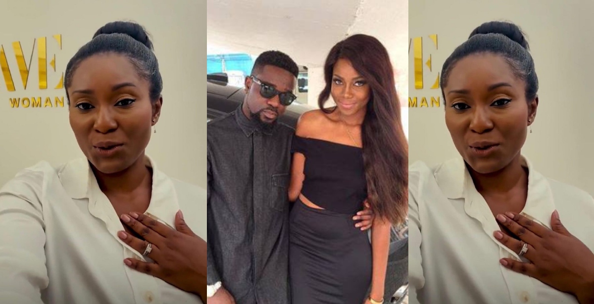 “He is legally mine,” - Sarkodie's wife, Tracy flaunts her wedding ring in new video (Watch)